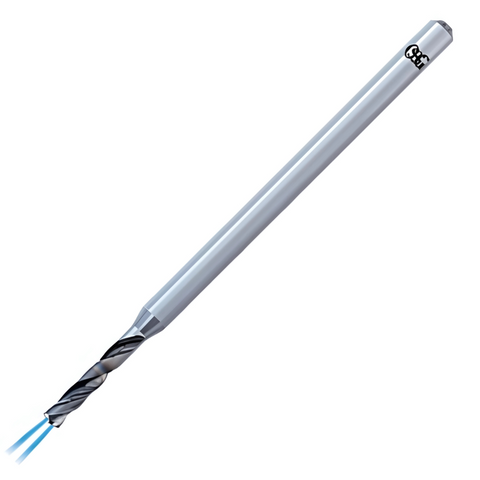 OSG Micro Carbide Drill - 2D Internal Coolant - IchAda Coated - 1.10mm