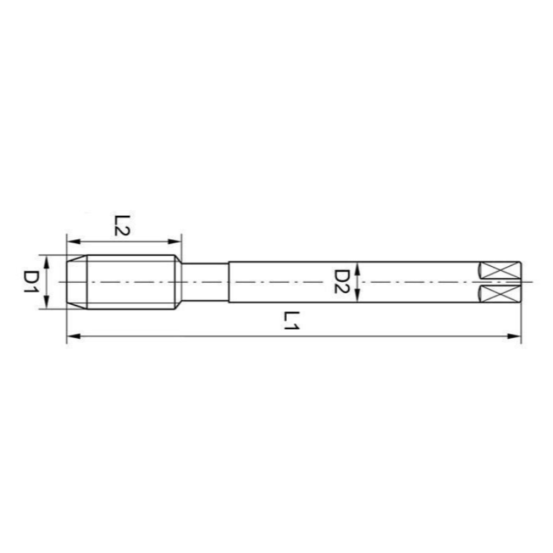 Baer Heli Coil Tap - Wire Thread Insert - Bottoming Tap (STI) - Metric ...