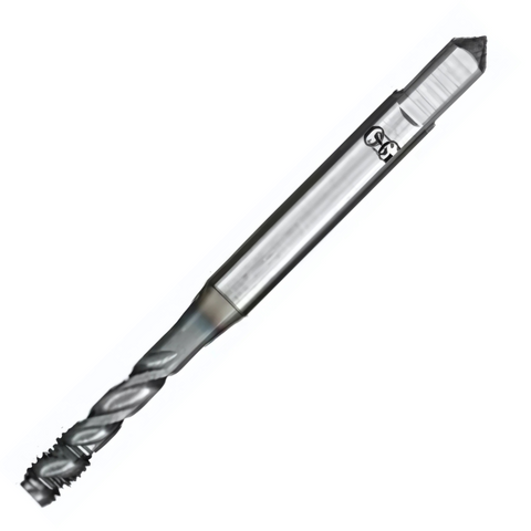 OSG Threading Tap Metric Fine A-Spiral Flute - FORM E Powder Metal Right Hand -TiCN Coated - Blind Holes DIN374 - M20 x 1