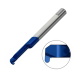 Carmex Carbide Tiny Tool - Full Radius Grooving - MKR - BMK Grade - 6.1mm Minimum Diameter x 1mm Groove Width - 15mm Reach