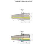 Omega Products DV50 Hydraulic Expansion Chuck - HC20s (Fig.2) 25,000RPM G2.5