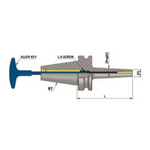 Omega Products BT50 DMC Collet Chuck - DMC10 - 25,000RPM - G2.5 - 150mm Gauge Length