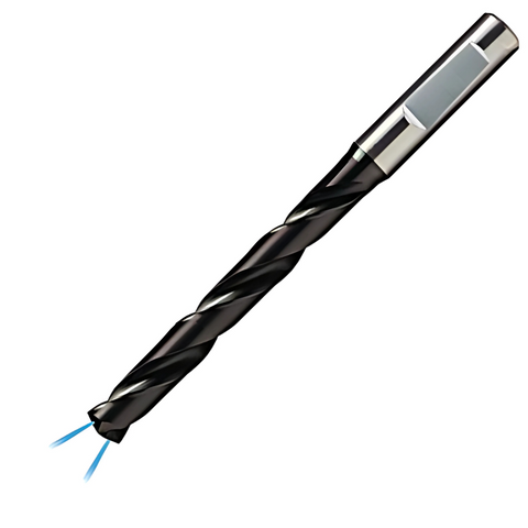 OSG Carbide Drill 5XD - WD1 Coated Whistle Notch Shank - With Oil Hole Drilling - Through Coolant - 5mm