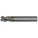 OSG Carbide 3 Flute Centre Cutting Corner Radius End Mill DLC Coated Short Length - For Aluminium - 10mm x R2