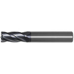 OSG Carbide 4 Flute End Mill Corner Radius TiAlN Coated - Regular Length Centre Cutting For General Applications - 5mm x R1.25