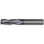 OSG Carbide 3 Flute End Mill Corner Radius TiAlN Coated - Regular Length Centre Cutting For General Applications - 5mm x R1.5