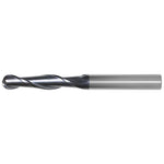 OSG Carbide 2 Flute End Mill Ball Nose TiAlN Coated - Extra Long Length Centre Cutting For General Applications - 8mm