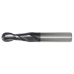 OSG Carbide 2 Flute End Mill Ball Nose TiAlN Coated - Regular Length Centre Cutting For General Applications - 8mm