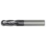 OSG Carbide 4 Flute End Mill Ball Nose TiAlN Coated - Regular Length Centre Cutting For General Applications - 4mm