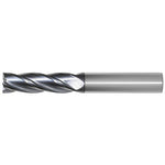 OSG Carbide 4 Flute End Mill Square TiAlN Coated - Long Length Centre Cutting For General Applications - 4mm