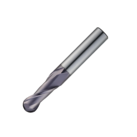 Widin Carbide End Mill - Ball Nose - 2 Flute Regular Length - 1mm