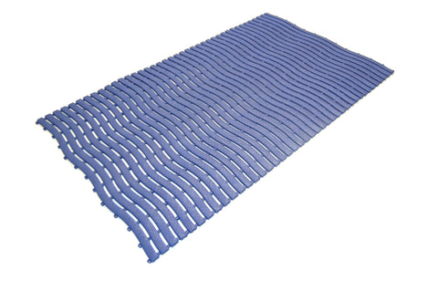 Work Well Mats Swimming Pool Matting - Aqua-Safe - 580x1000x9mm - Dark Blue