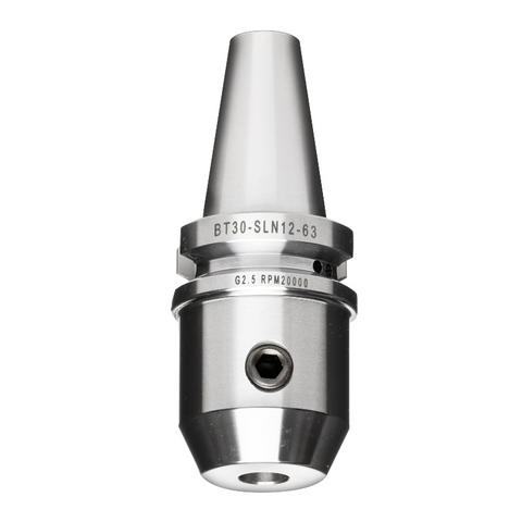 Omega Products BT30 End Mill Holder - S/L08 - 20,000 RPM - G2.5 - 8mm Bore Size - 60mm Gauge Length