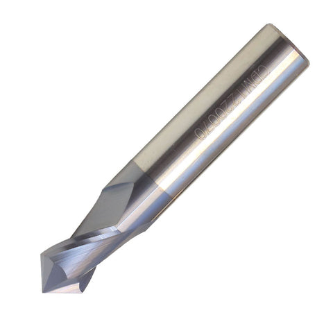 Vortex Drill Mill - Carbide TiAlN Coated Multi Function Mill Tool - 4mm