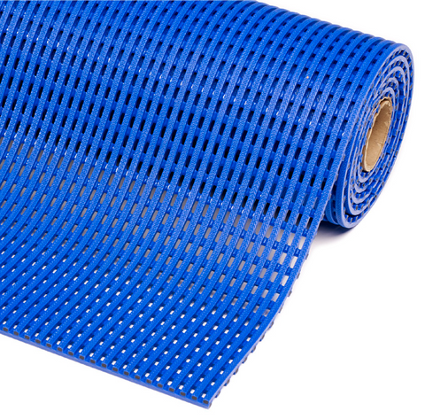 Work Well Mats Industrial grade welded duckboard design - Deck-Safe - 910x10000x12mm (BL/BL)