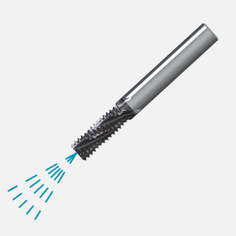 JBO Thread Mill GF - Metric Fine - Through Coolant - 2.5 x D - TiCN - M8 x 0.75