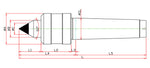 Widin Live Centre - Economical - Carbide Tipped - HDC Type - NO.6