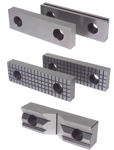 Nicon Hard Stepped Jaw Set (3 x 3mm step) - For Nicon Vice MMV-160+ - 48mm x 160mm (MMV160STJ)