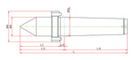 Widin Live Centre - Full Tipped Dead Centre - LM-AN Type - NO.6