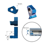 Carmex Small Indexable Carbide Insert Face Grooving Full Radius External - T10 - 12mm Min Bore - 3mm Width - R1.5