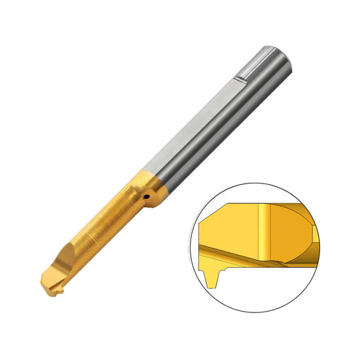 Carmex Carbide Tiny Tool - Threading - MIR - Metric - BMK Grade - 6.1mm Minimum Diameter x 22mm Reach