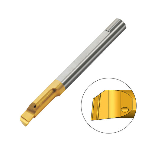 Carmex Carbide Tiny Tool - Boring Bar - MTR - BXC Grade - 2.5mm Minimum Diameter x 15mm Reach x R0.1