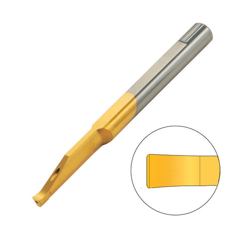 Carmex Carbide Tiny Tool - Deep Face Grooving - MVR - BXC Grade - 12mm Minimum Diameter x 2mm Groove Width x 15mm Groove Depth