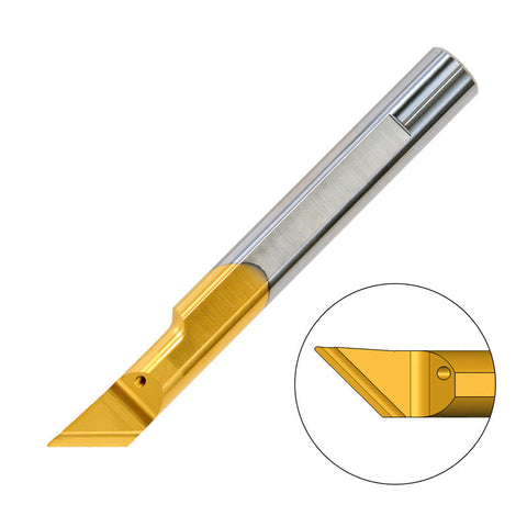 Carmex Carbide Tiny Tool - Face Chamfering & Profiling - MWR - BXC Grade - 90° Angle -  1mm Minimum Diameter x 15mm Reach