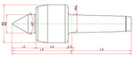 Widin Live Centre - Standard Lathe - NC Type - NO.5