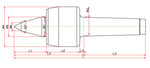 Widin Live Centre - Standard Lathe - NCB Type - NO.6