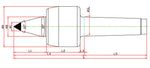 Widin Live Centre - Carbide Tipped - Minimizes Bite Interference - NCBC Type - NO.4