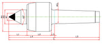 Widin Live Centre - Carbide Tipped - NCC Type - NO.4