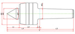 Widin Live Centre - Heavy Lathe - NCP Type - NO.3