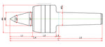 Widin Live Centre - Heavy Lathe - Minimizes Bite Interference - NCPB Type - NO.6