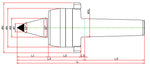 Widin Live Centre - Heavy Lathe - Carbide Tipped - Minimizes Bite Interference - Nut Type - NCPBCN Type - NO.4