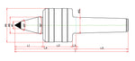 Widin Live Centre - Heavy Duty & Weight Requirements Lathe - Minimizes Bite Interference - Carbide Tipped - NKBC Type - NO.6