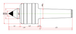 Widin Live Centre - Heavy Duty & Weight Requirements Lathe - Carbide Tipped - NKC Type - NO.3