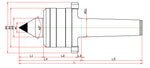 Widin Live Centre - Heavy Duty & Weight Requirements Lathe - Carbide Tipped - Nut Type - NKCN Type - NO.6