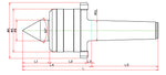 Widin Live Centre - Heavy Duty & Weight Requirements Lathe - Nut Type - NKN Type - NO.4