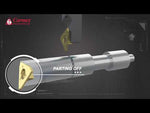 Carmex Polygon Swiss Line Insert - Parting Off & Grooving - Right Hand - GP25RNW25T58BLU