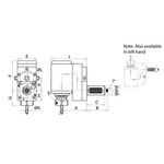 Omega Products ER32 Radial Tool Head - DIN5480 - Left Hand