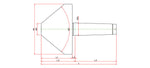 Widin Live Centre - Pipe Machining - Hollow Nose - PT-80 Type - NO.3