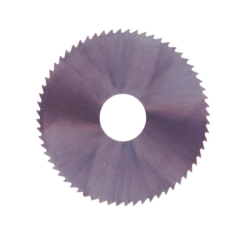 Vortex Carbide Slitting Saws - Fine Pitch - Metric - 63mm Diameter 1.7mm Width 16mm Bore 80 Teeth