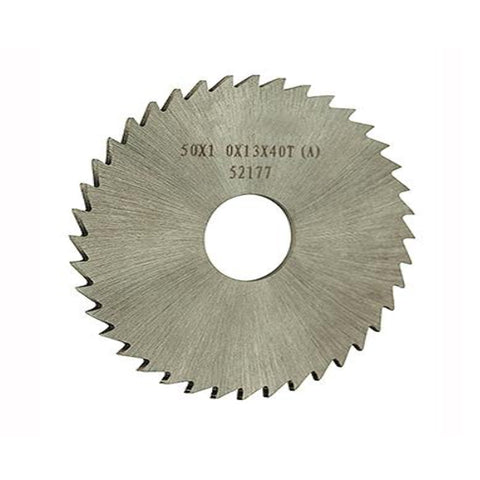 Vortex HSS Slitting Saws - Coarse Pitch - Metric - 40mm Diameter 4mm Width 10mm Bore 40 Teeth