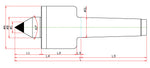 Widin Live Centre - High Speed Rotational - Carbide Tipped - SMC Type - NO.5