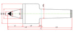 Widin Live Centre - High Speed Rotational - Carbide Tipped - Long Life - SMP Type - NO.5