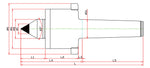 Widin Live Centre - High Speed Rotational - Long Life - Carbide Tipped - Minimizes Bite Interference - SMPCN Type - NO.3