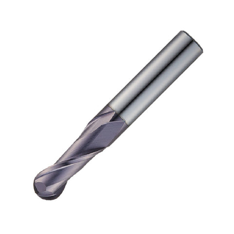 Widin Endmill 2 Flute Ball Nose Short Shank (TXB202025) - 2.5mm