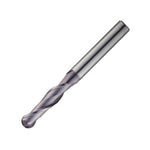 Widin Carbide End Mill - Ball Nose - 2 Flute Long Length - 10mm