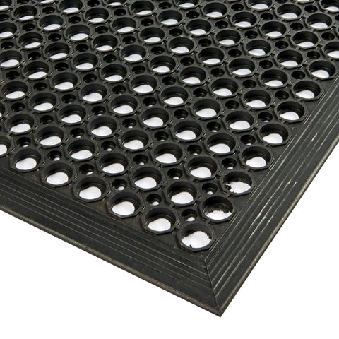 Work Well Mats Open top rubber mat with good anti-slip properties - Ulti-Mat - 910x1550x13mm (BK/BK)